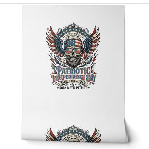 Patriotic Bandana Rocker Old Glory Music Rock Meta Wallpaper