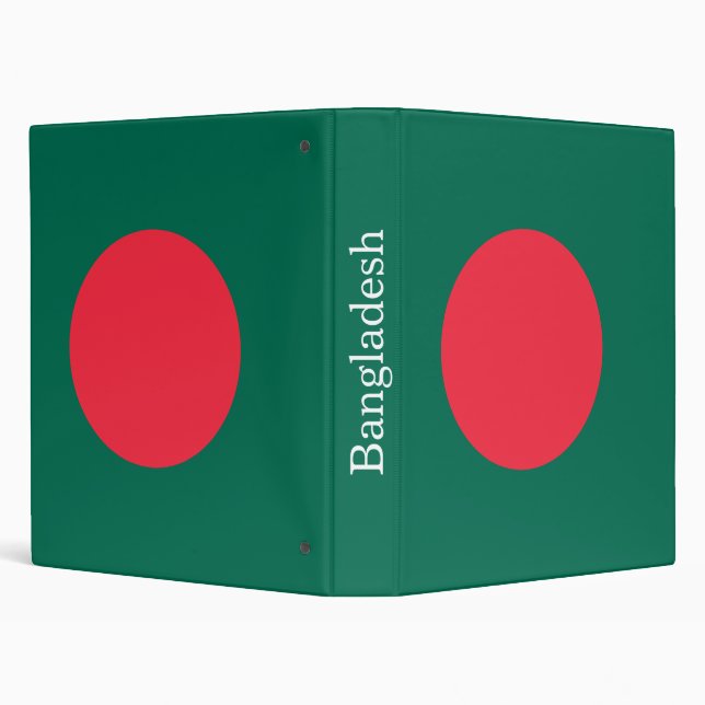 Patriotic Bangladeshi Flag Binder (Background)
