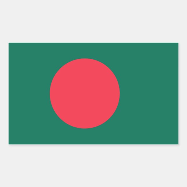 Patriotic Bangladeshi Flag Sticker (Front)
