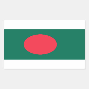 Patriotic Bangladeshi Flag Sticker