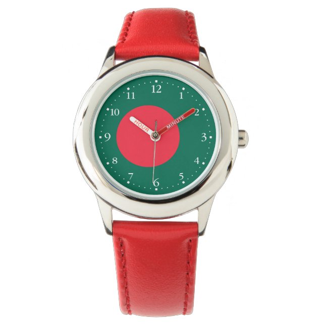 Patriotic Bangladeshi Flag Watch (Front)