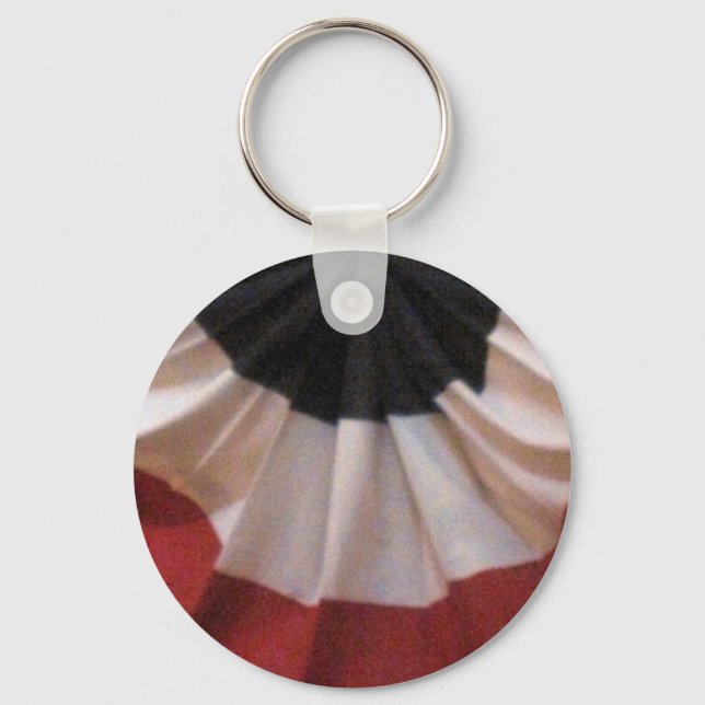 Patriotic Banner Keychain (Front)