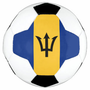 Patriotic Barbados Flag Soccer Ball