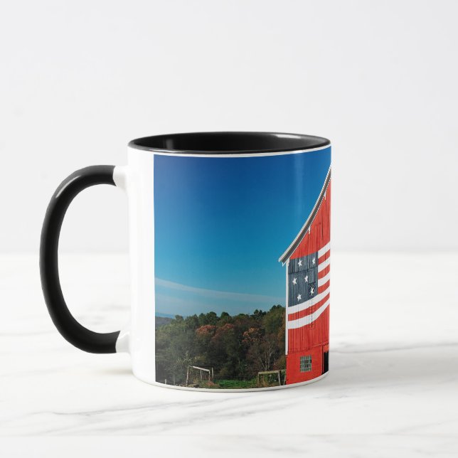 Patriotic Barn Mug (Left)