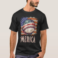 Patriotic Baseball 4th Of July Merica USA American