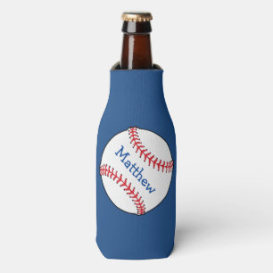 Patriotic Baseball Bottle Cooler
