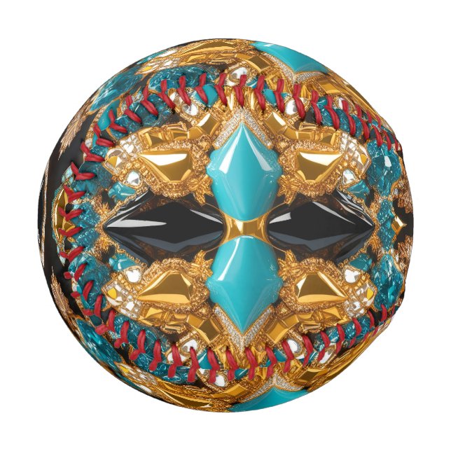 Patriotic baseball with Bahamas Colours (Front Left)