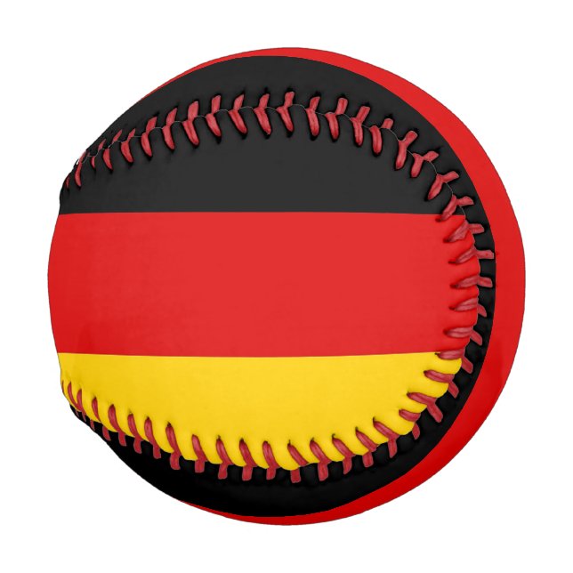 Patriotic baseball with flag of Germany (Front Right)