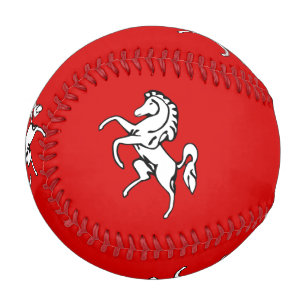 Patriotic baseball with flag of Kent County