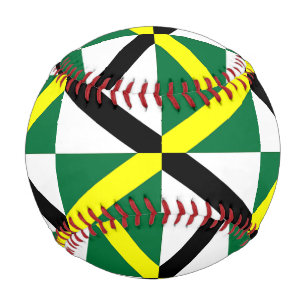 Patriotic baseball with flag of Monterey, USA