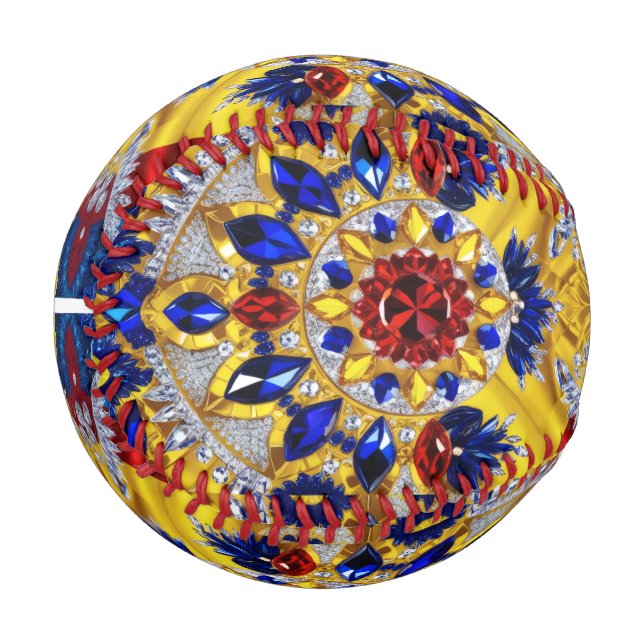 Patriotic baseball with Romania Colours (Front Left)
