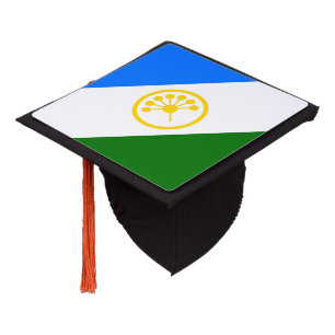 Patriotic Bashkortostan Flag Graduation Cap Topper