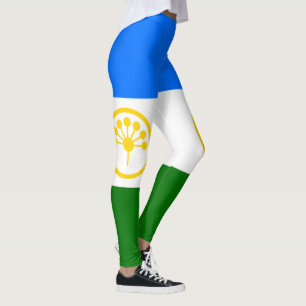 Patriotic Bashkortostan Flag Leggings