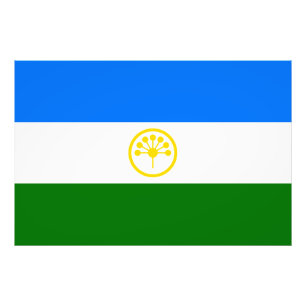 Patriotic Bashkortostan Flag Photo Print