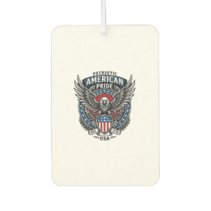 Patriotic Battle Hawk Patriotic Eagle & Hawk 4th o Air Freshener