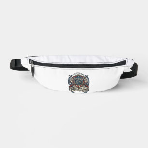 Patriotic Battle Shield 1776 Military Inspired Sym Fanny Pack