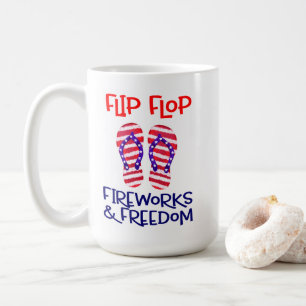 Patriotic Beach Vibes Coffee Mug