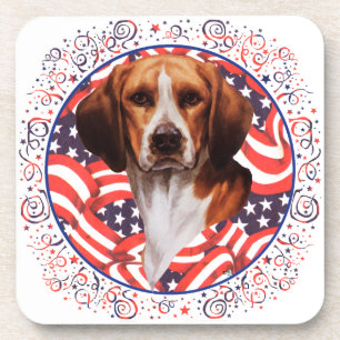 Patriotic Beagle Coaster
