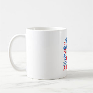 Patriotic Beagle Dog for 4th Of July Coffee Mug