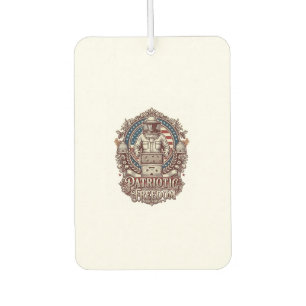 Patriotic Beekeeper Vector Graphic Tee Air Freshener