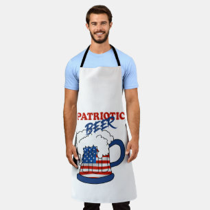 Patriotic beer apron