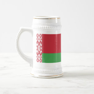 Patriotic Belarusian Flag Beer Stein
