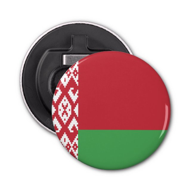 Patriotic Belarusian Flag Bottle Opener (Front)