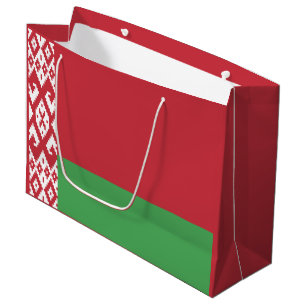 Patriotic Belarusian Flag Large Gift Bag
