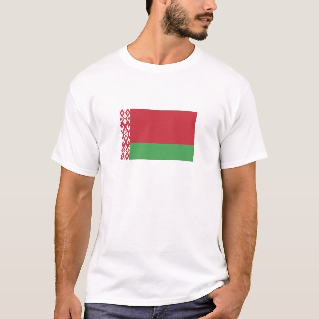 Patriotic Belarusian Flag T-Shirt (Front)