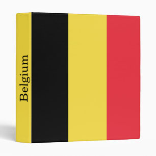 Patriotic Belgian Flag Binder