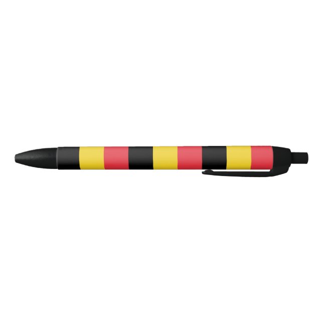 Patriotic Belgian Flag Blue Ink Pen (Bottom)
