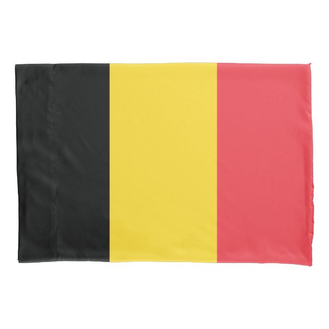 Patriotic Belgian Flag Pillowcase (Front)