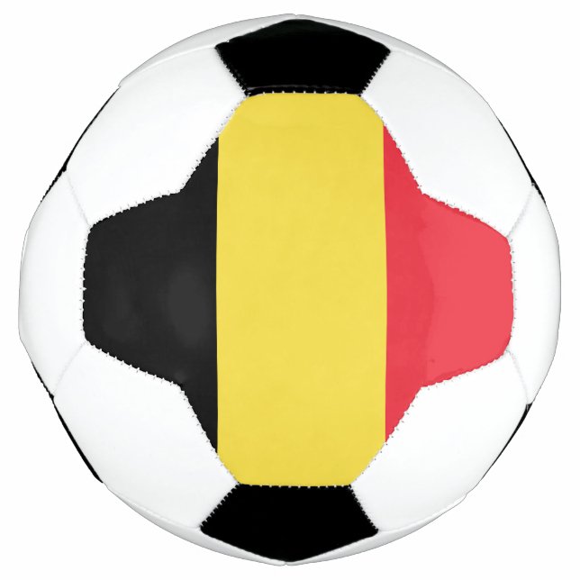 Patriotic Belgian Flag Soccer Ball (Front)