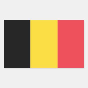 Patriotic Belgian Flag Sticker