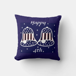 Patriotic Bells-II Throw Pillow