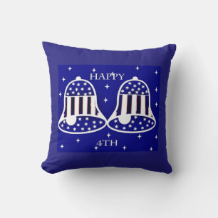Patriotic Bells Throw Pillow