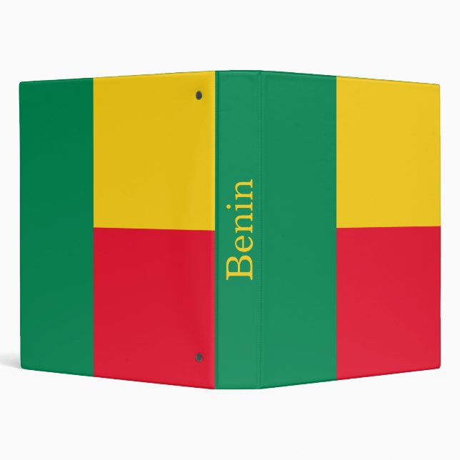 Patriotic Benin Flag Binder (Background)