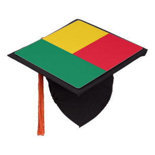 Patriotic Benin Flag Graduation Cap Topper