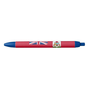 Patriotic Bermuda Flag Blue Ink Pen