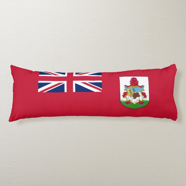 Patriotic Bermuda Flag Body Pillow (Front)