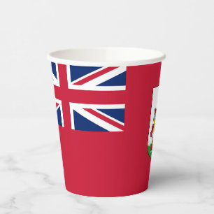 Patriotic Bermuda Flag Paper Cups