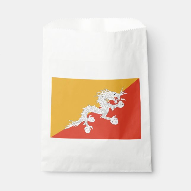 Patriotic Bhutan Flag Favour Bag (Front)