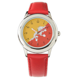 Patriotic Bhutan Flag Watch