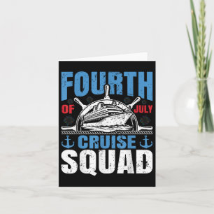 Patriotic Bigfoot Sasquatch Riding Dinosaur 4th Of Card