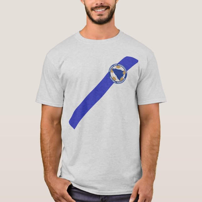 Patriotic BiH T-Shirt Jersey - Ibisevic 9 (Front)
