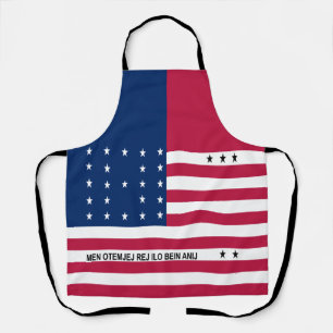 Patriotic Bikini Atoll Flag Apron