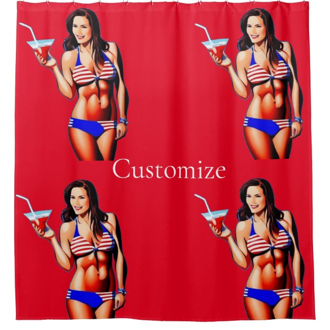 Patriotic Bikini Fitness Model Thunder_Cove  (Front)