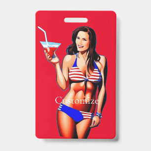 Patriotic Bikini Fitness Model Thunder_Cove  Badge