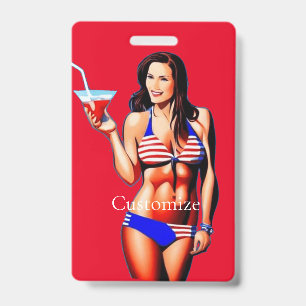 Patriotic Bikini Fitness Model Thunder_Cove  Badge