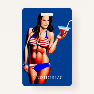 Patriotic Bikini Fitness Model Thunder_Cove  Badge